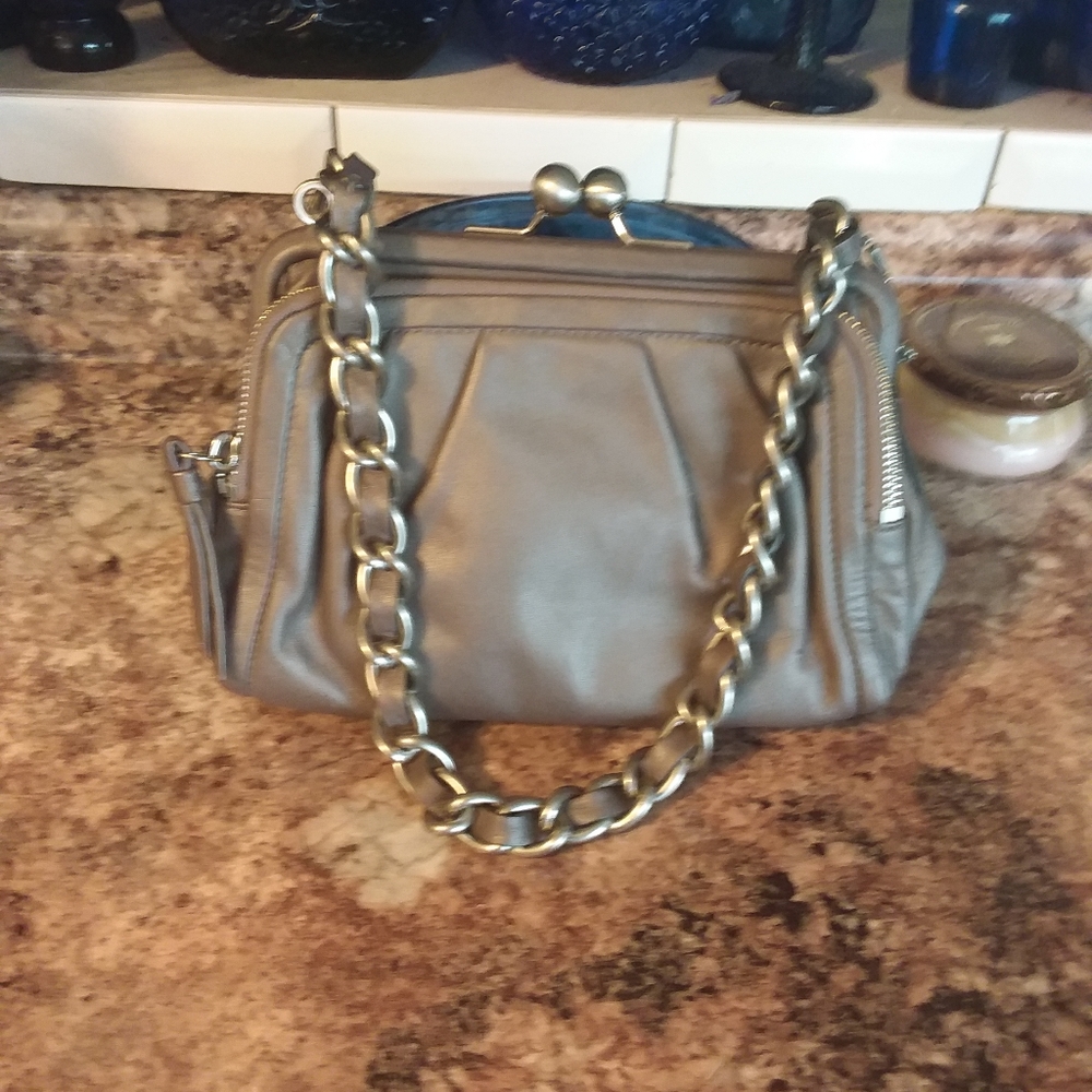 Coach  Parker Leather Shoulder Bag #13621